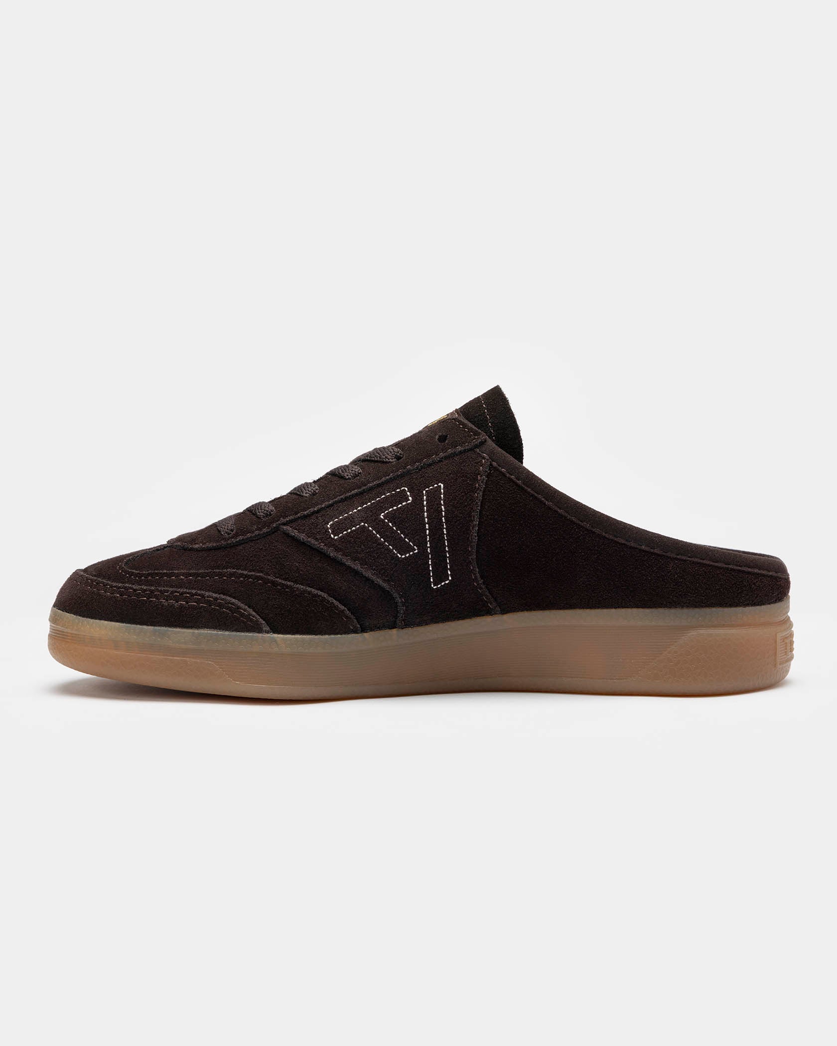 Classic Mule "Dark Chocolate - Off White" - Image 4