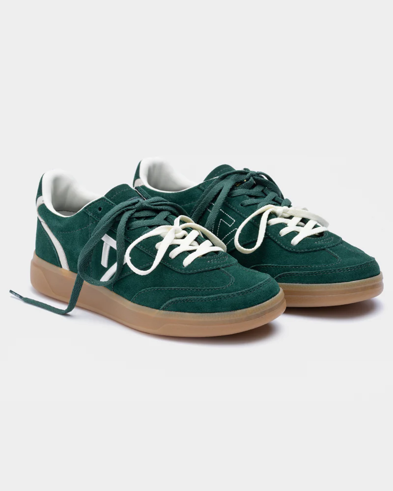 Classic Sneaker Women "Dunkelgrün - Off White" - Image 7
