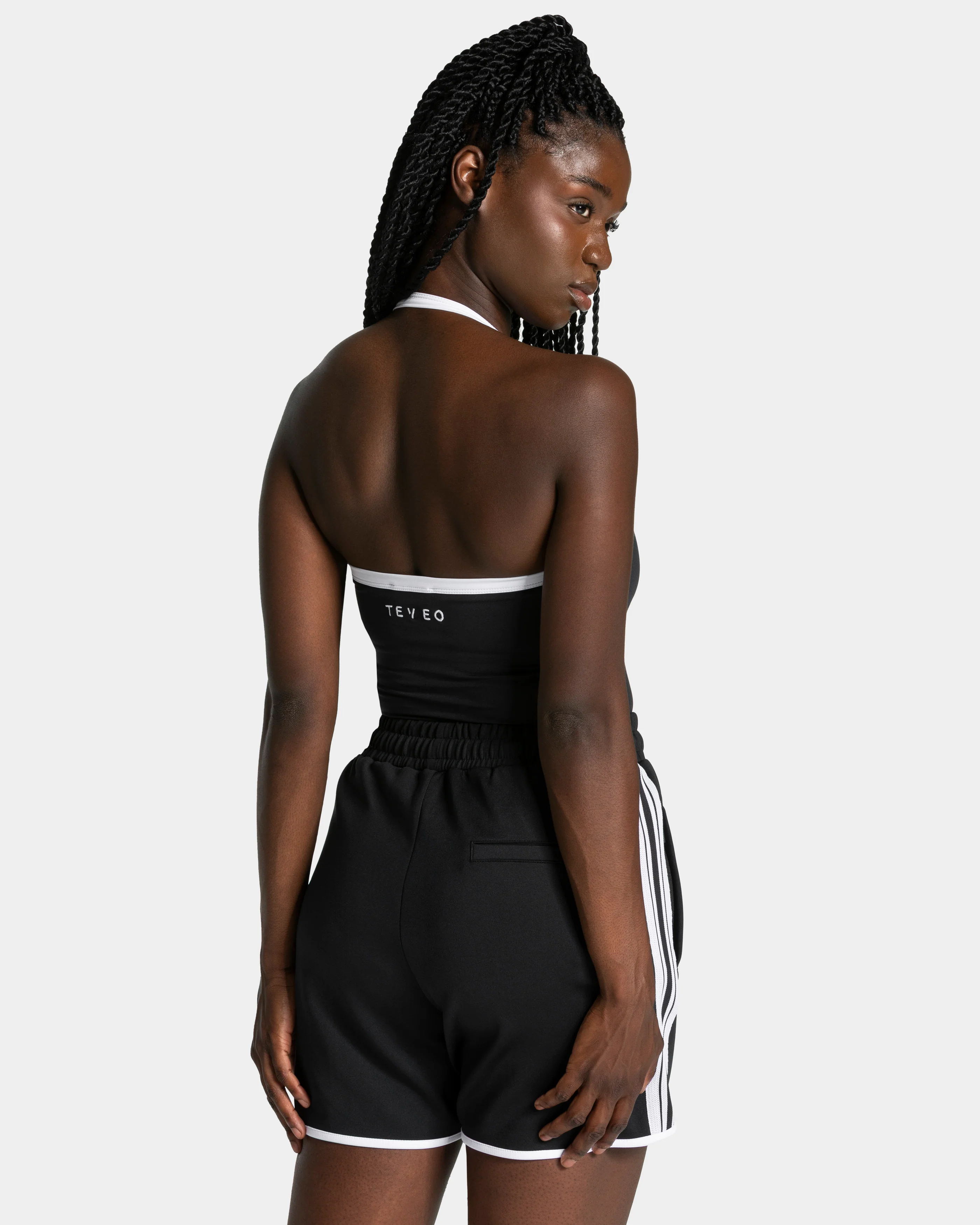 Club Neckholder Top "Schwarz" - Image 2