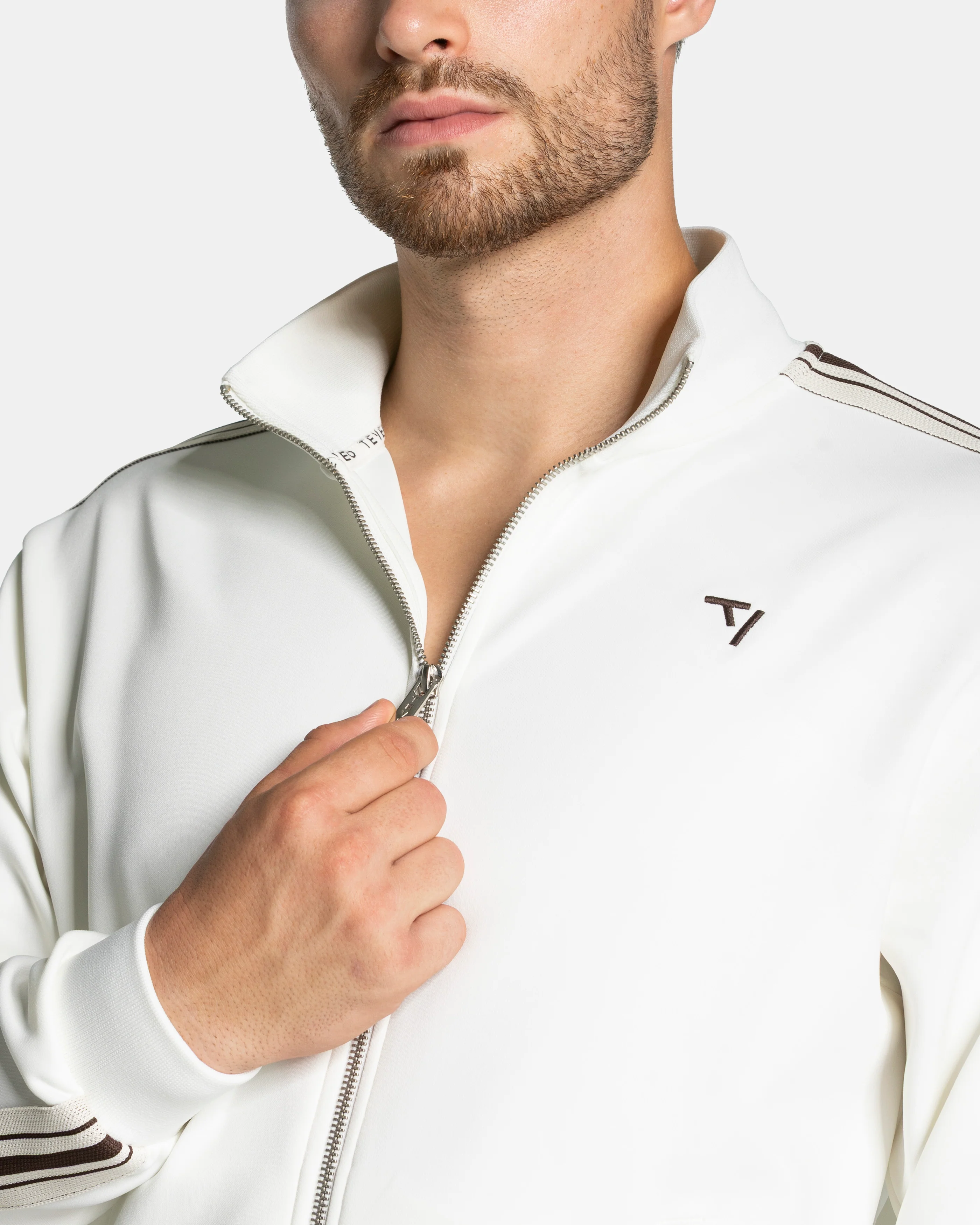 Club Zip Jacke "Off White" - Image 4