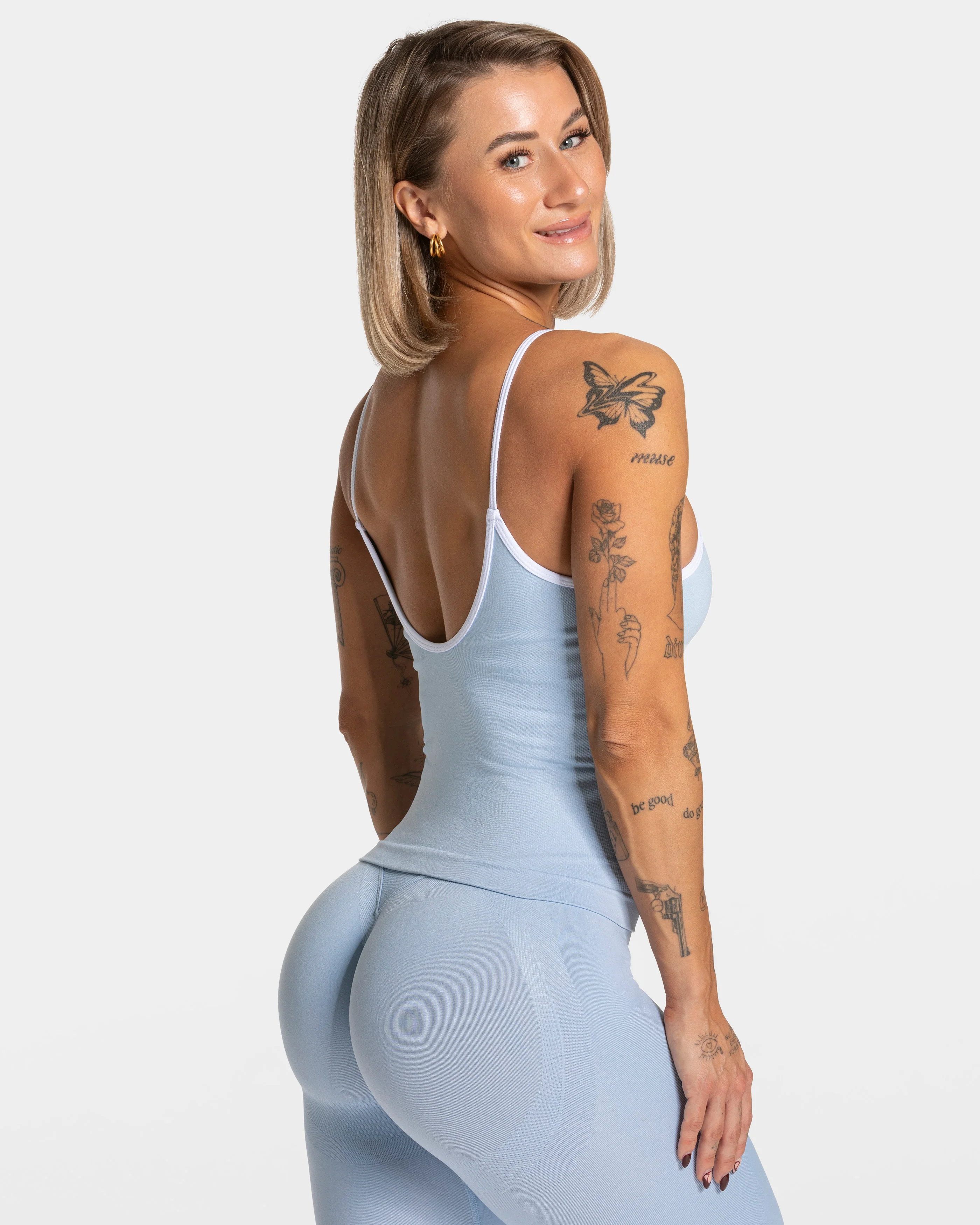 Contrastline Cami Top "Babyblau" - Image 2