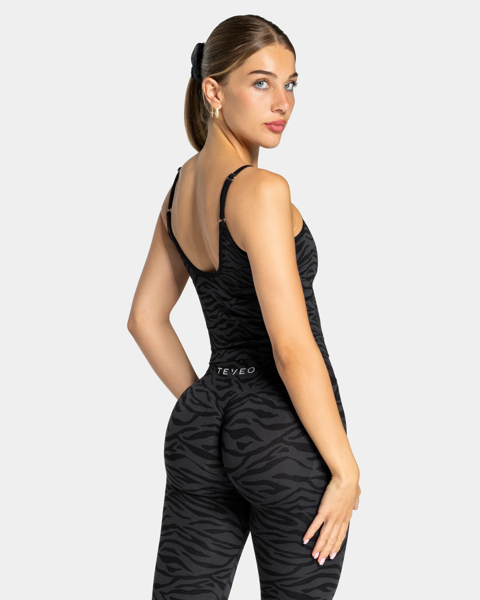 Contrastline Cami Top "Zebra Schwarz" - Image 2