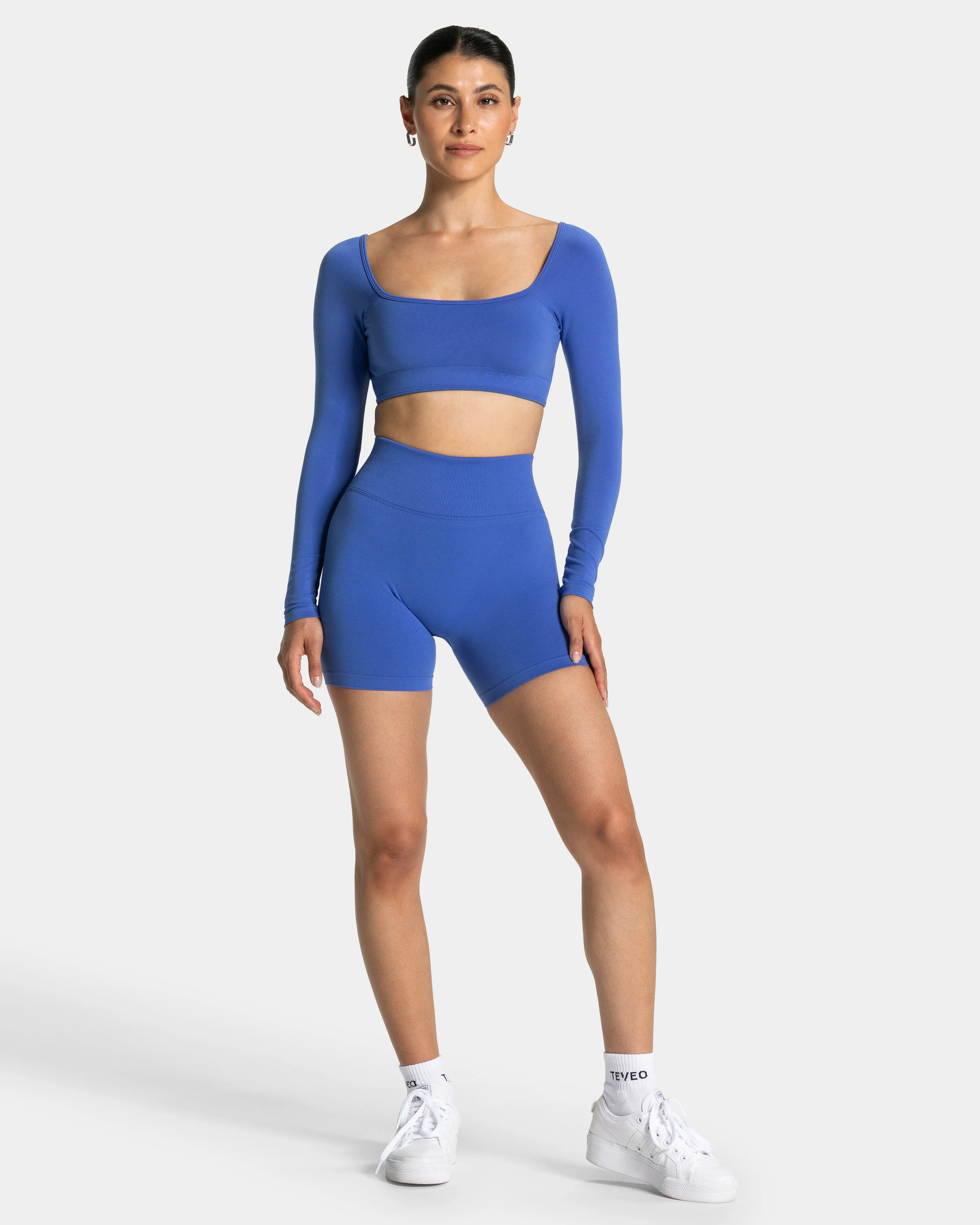 Femme Sculpt Scrunch Shorts "Royalblau" - Image 3