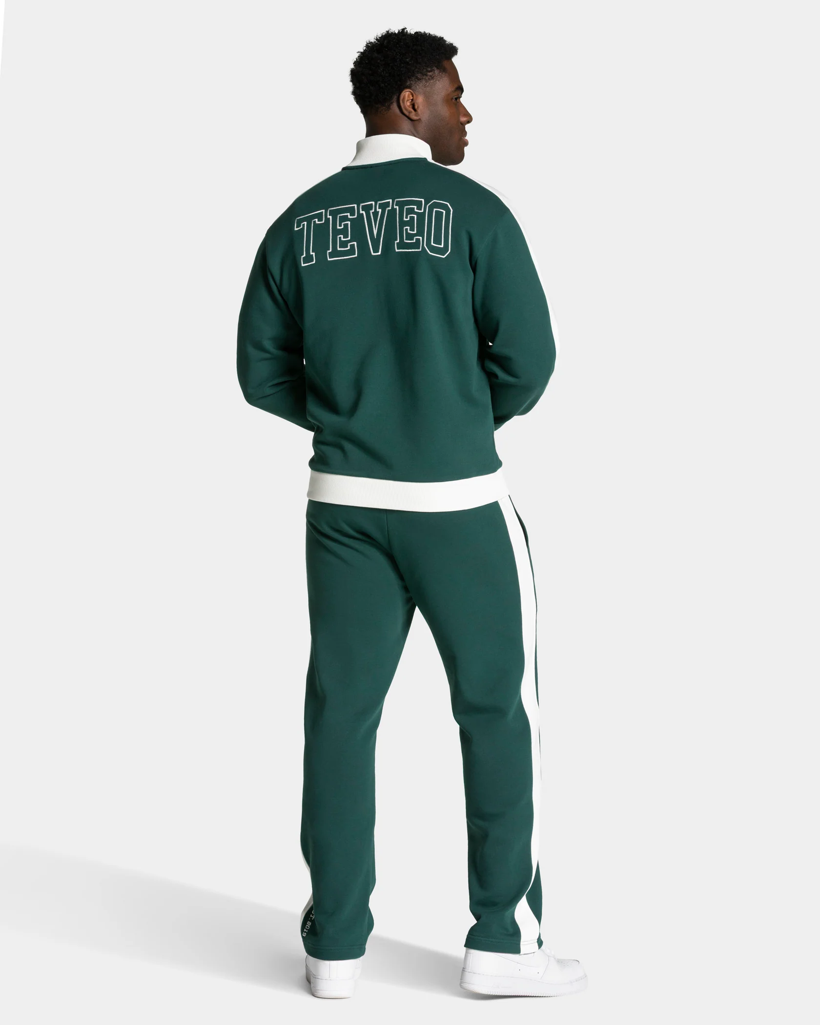 Football Zip Jacke "Dunkelgrün" - Image 5