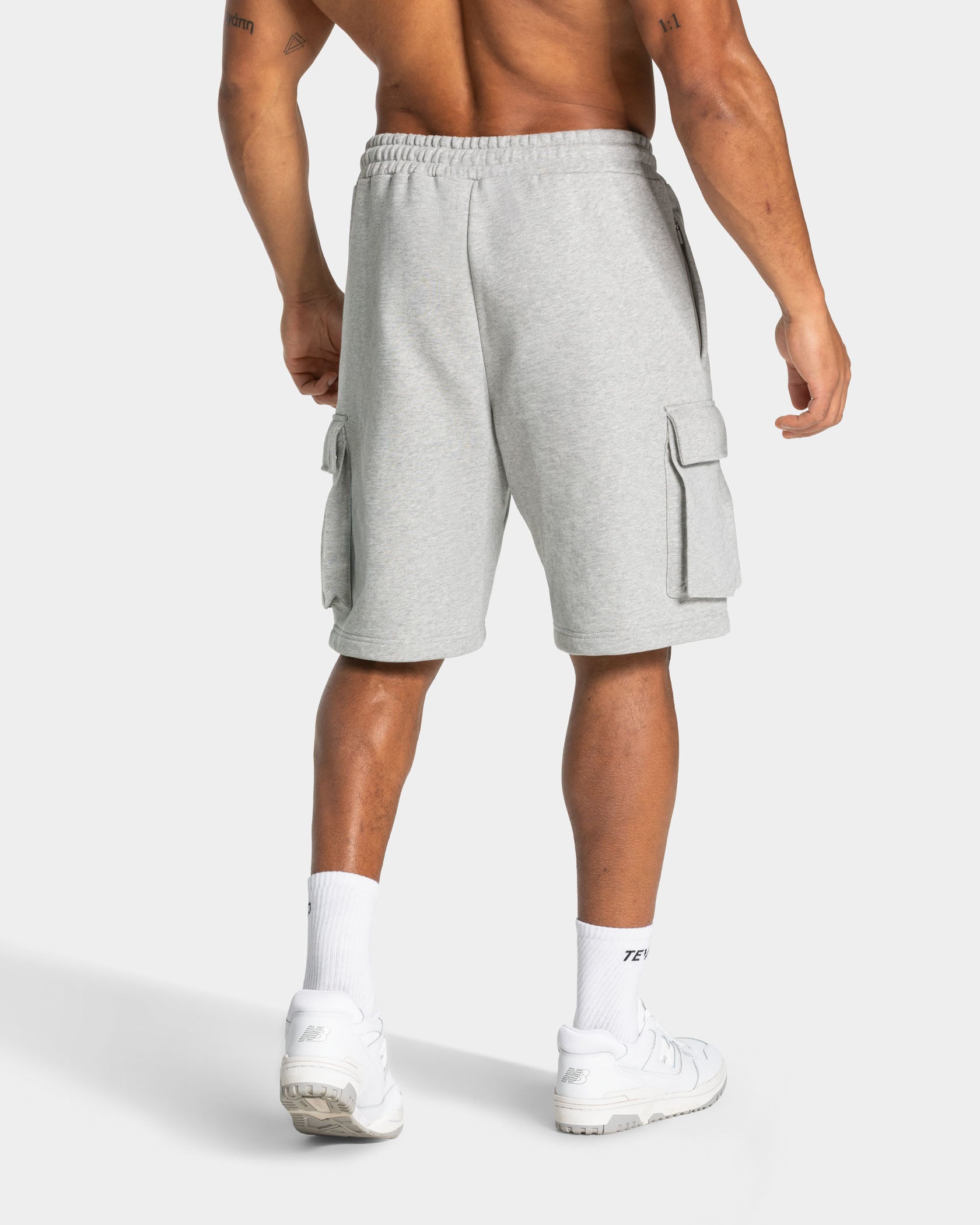 Lift Cargo Shorts "Hellgrau Meliert" - Image 2
