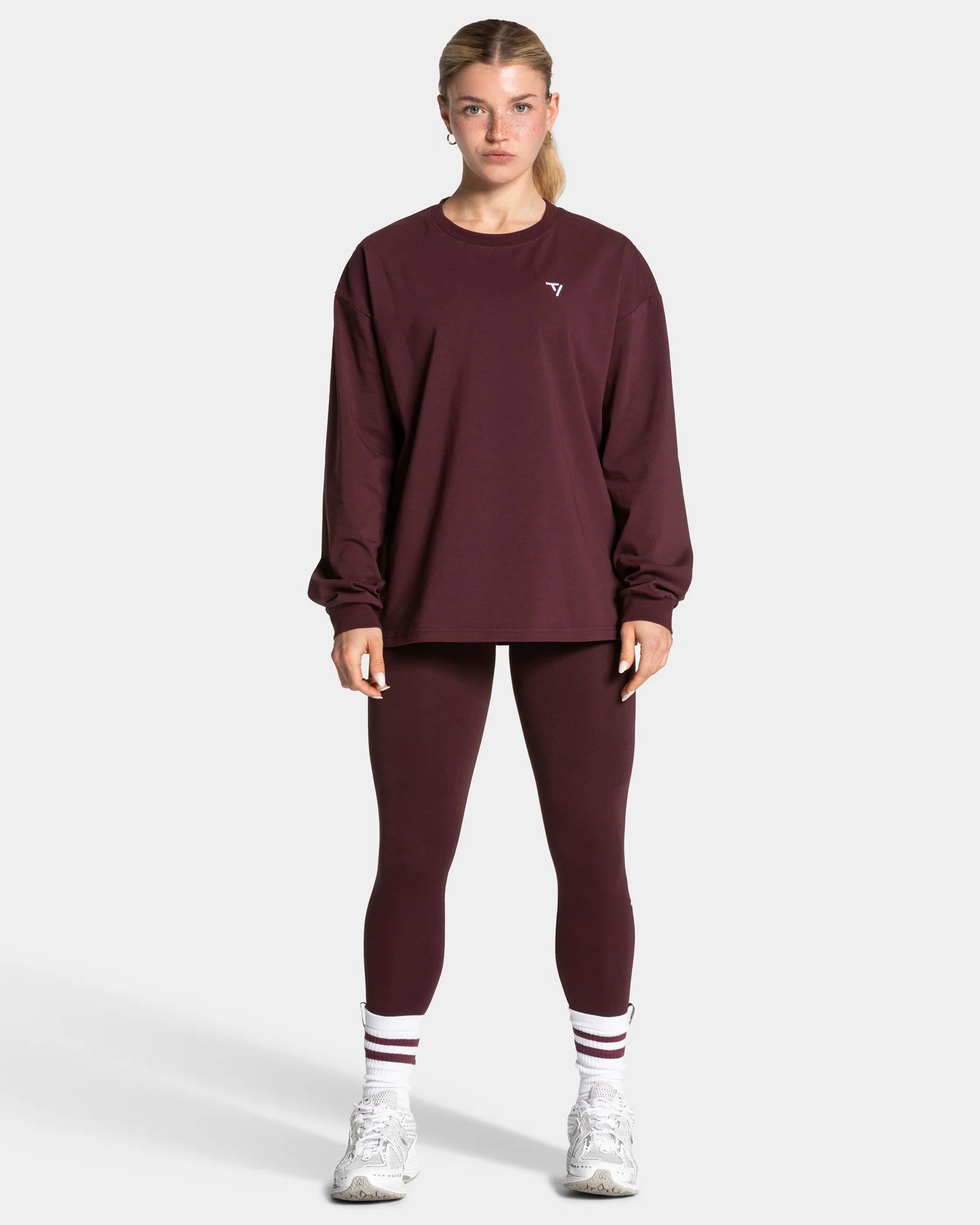 Lift Sculpt Scrunch Leggings "Merlot" - Image 3