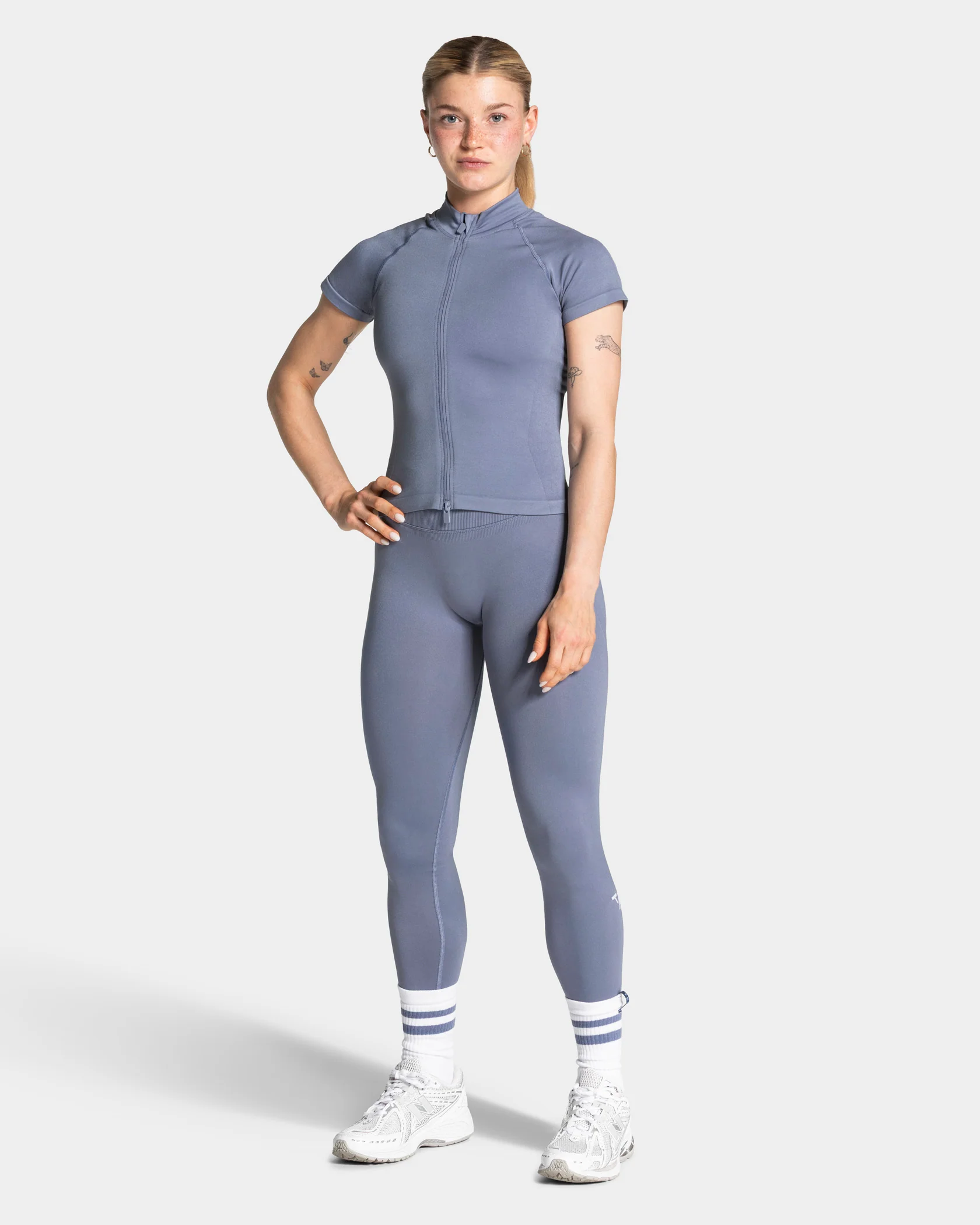 Lift Sculpt Scrunch Leggings "Stahlblau" - Image 3