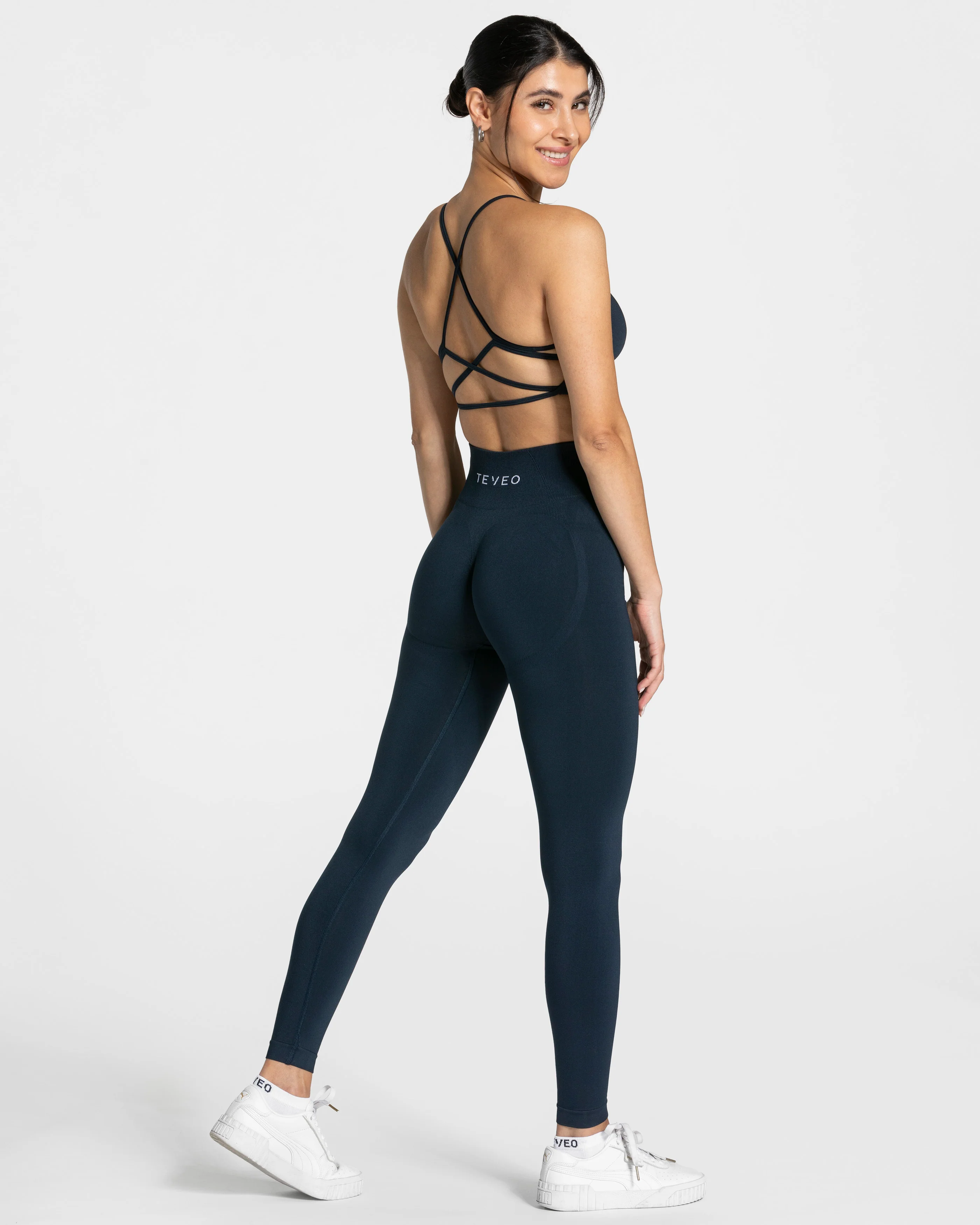 Pure Covert Scrunch Leggings "Midnight" - Image 3