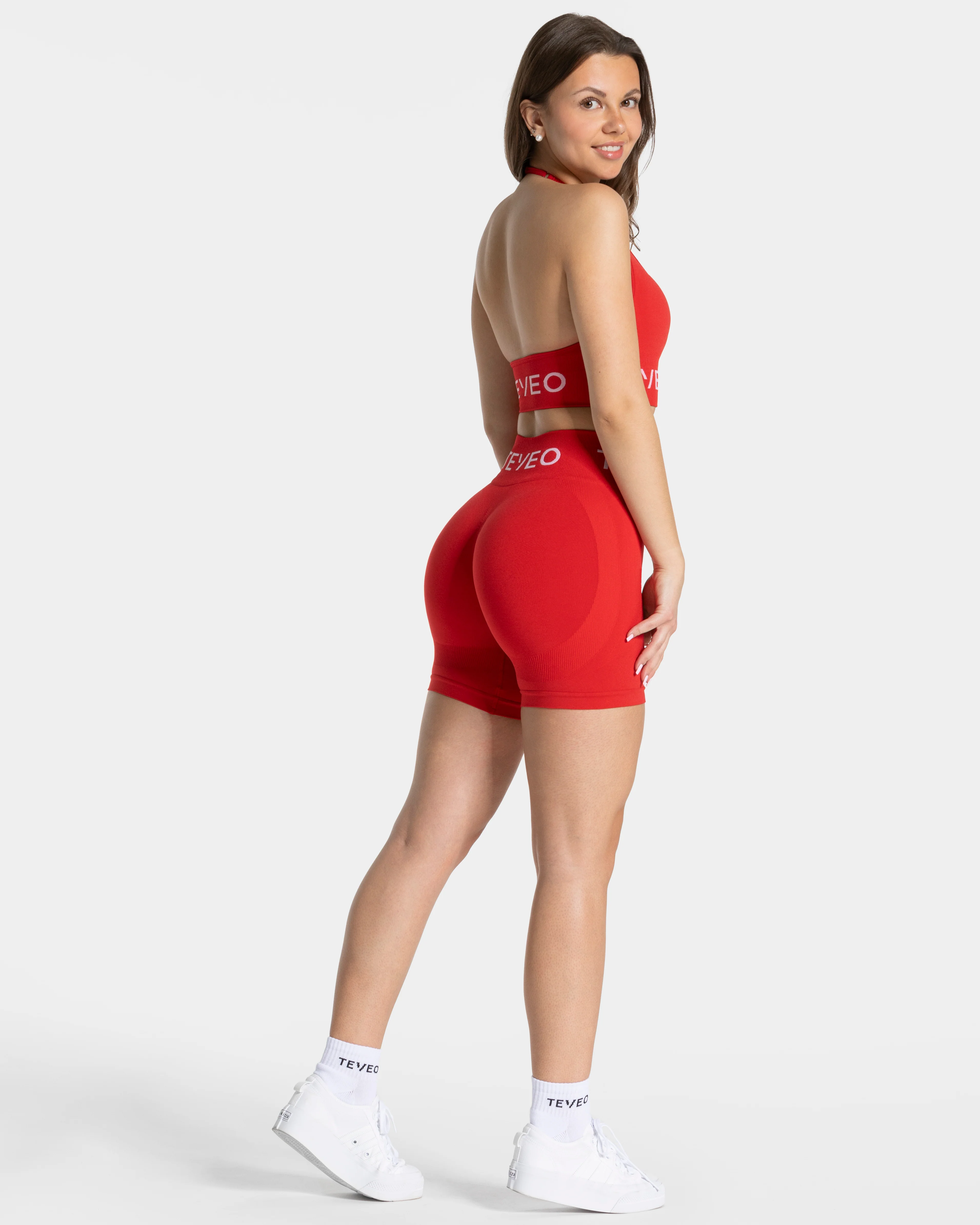 Signature Covert Scrunch Shorts "Rot" - Image 4