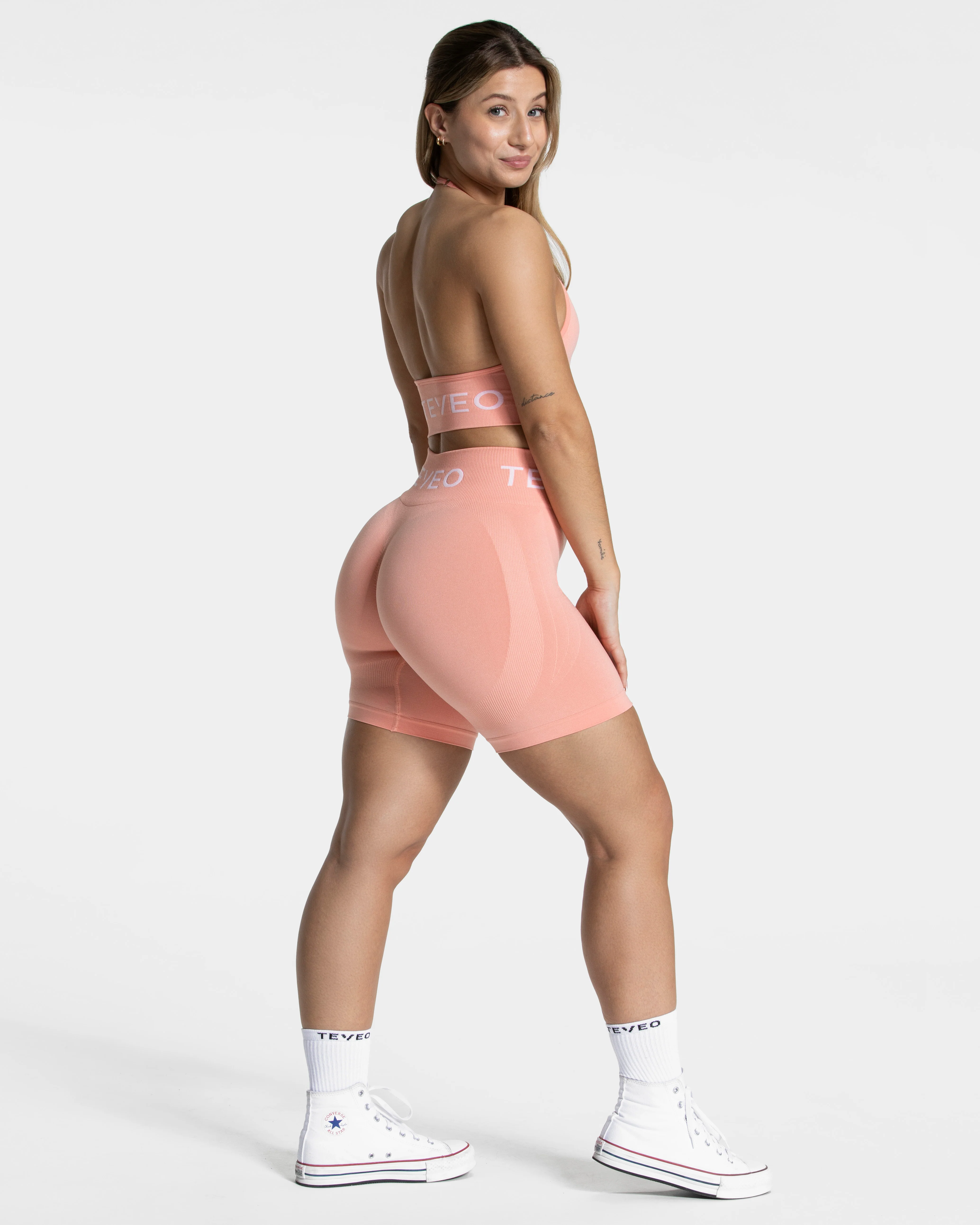 Signature Scrunch Shorts "Peach" - Image 5