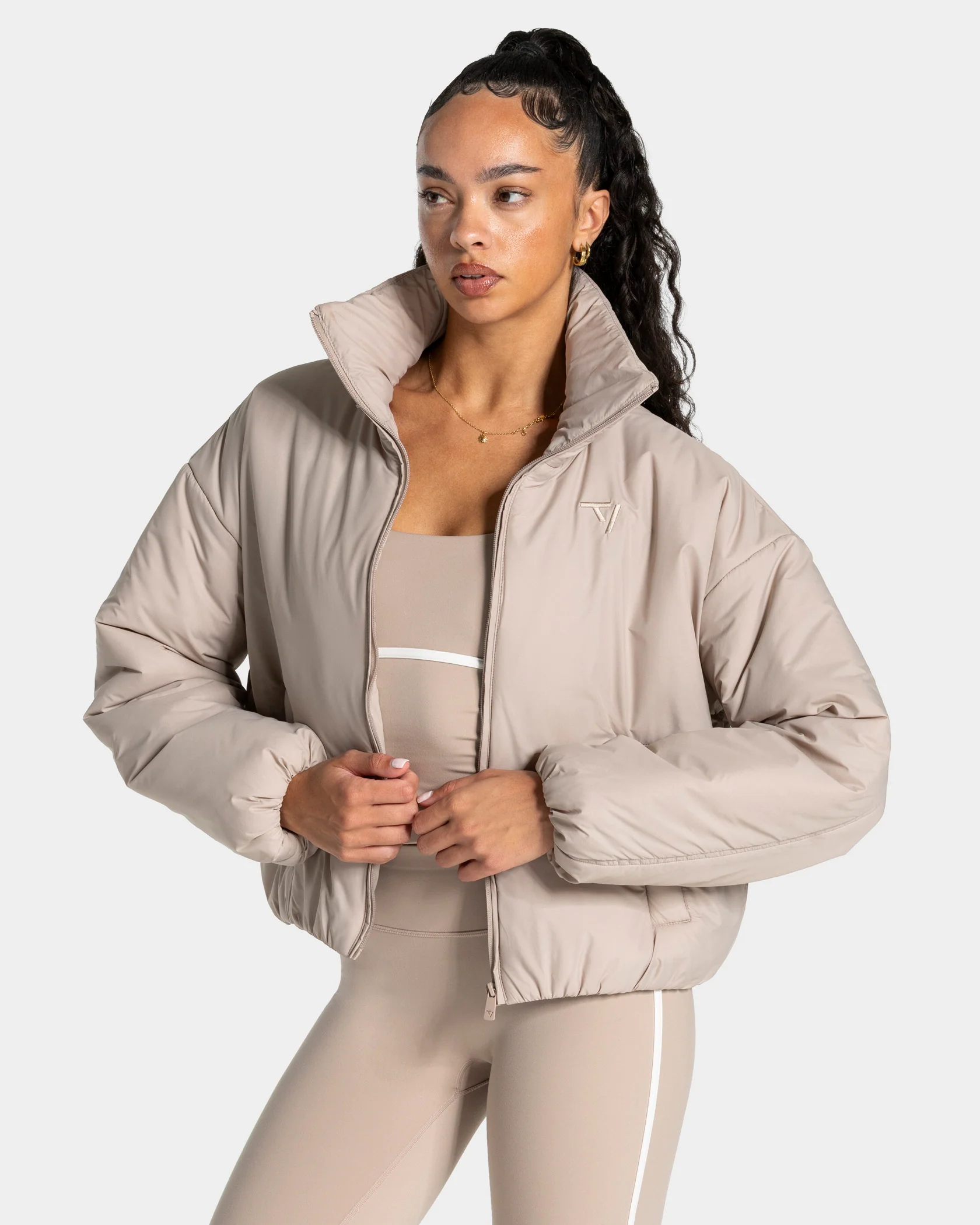 Soft Crop Bomberjacke "Cappuccino"