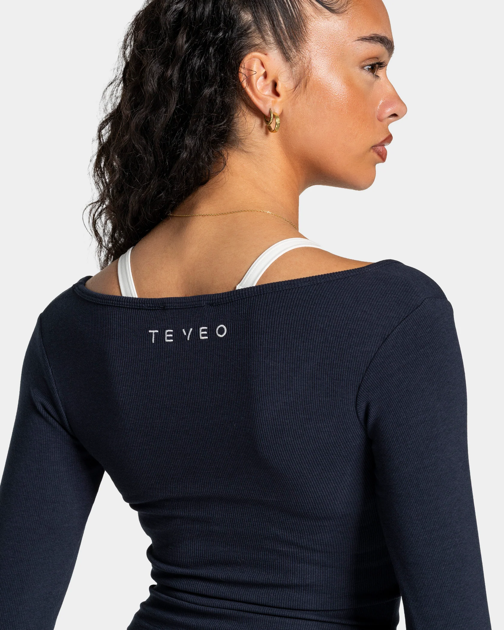 Soft Ribbed Longsleeve "Midnight" - Image 4
