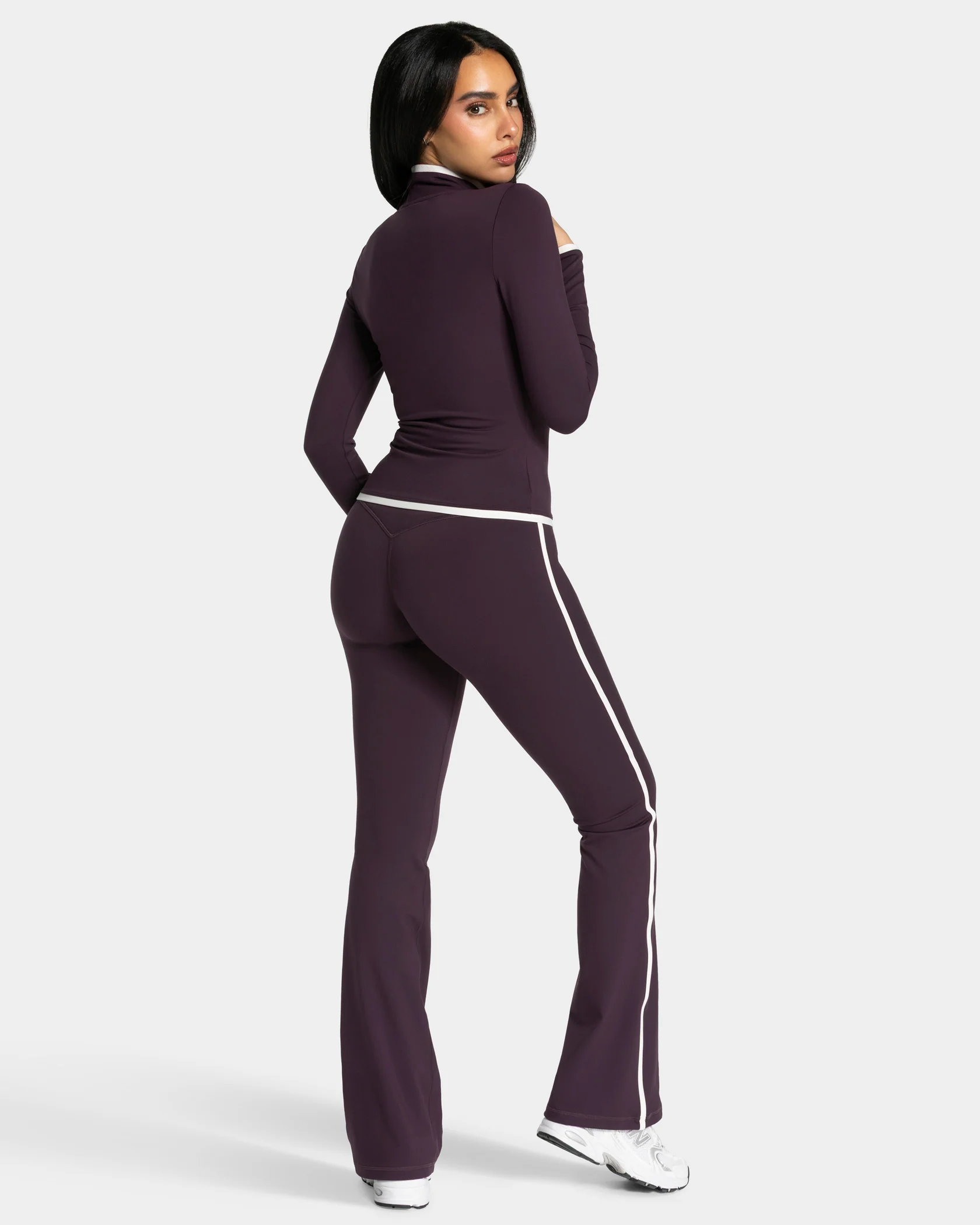 Soft Shaping Zip Jacke "Blackberry" - Image 5
