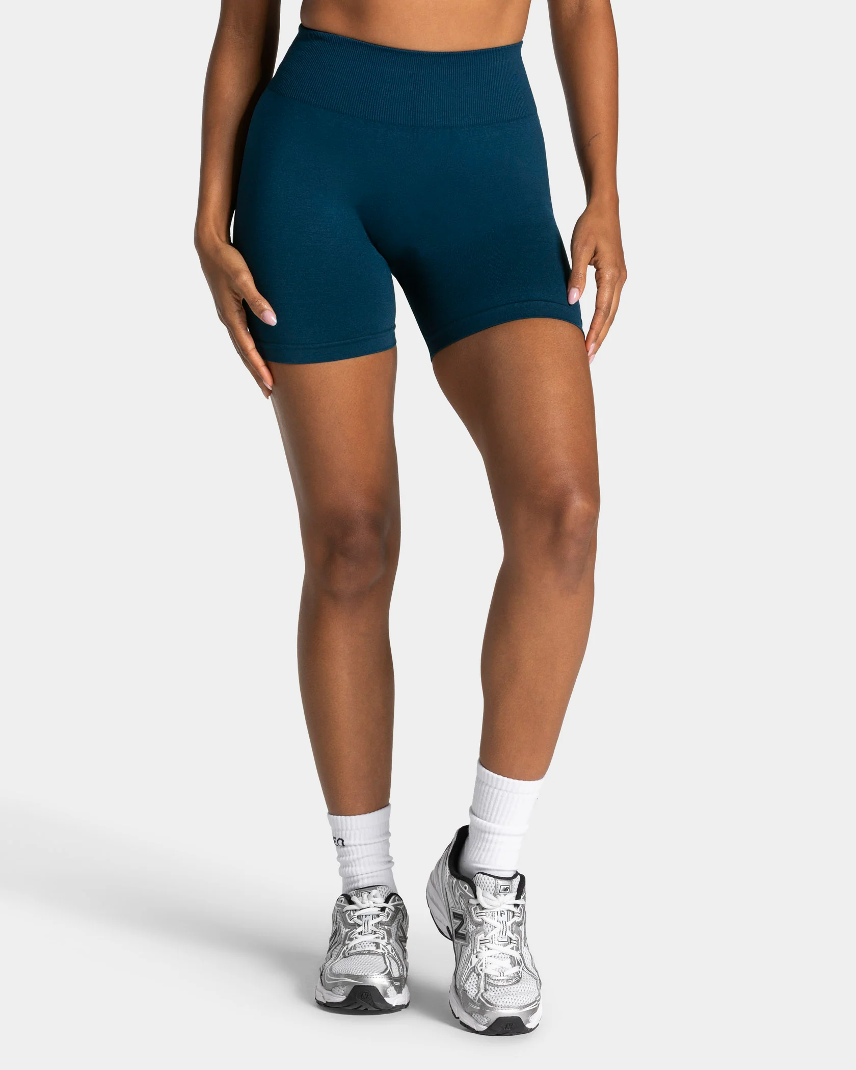 Timeless Pro Covert Scrunch Shorts "Dark Teal" - Image 2