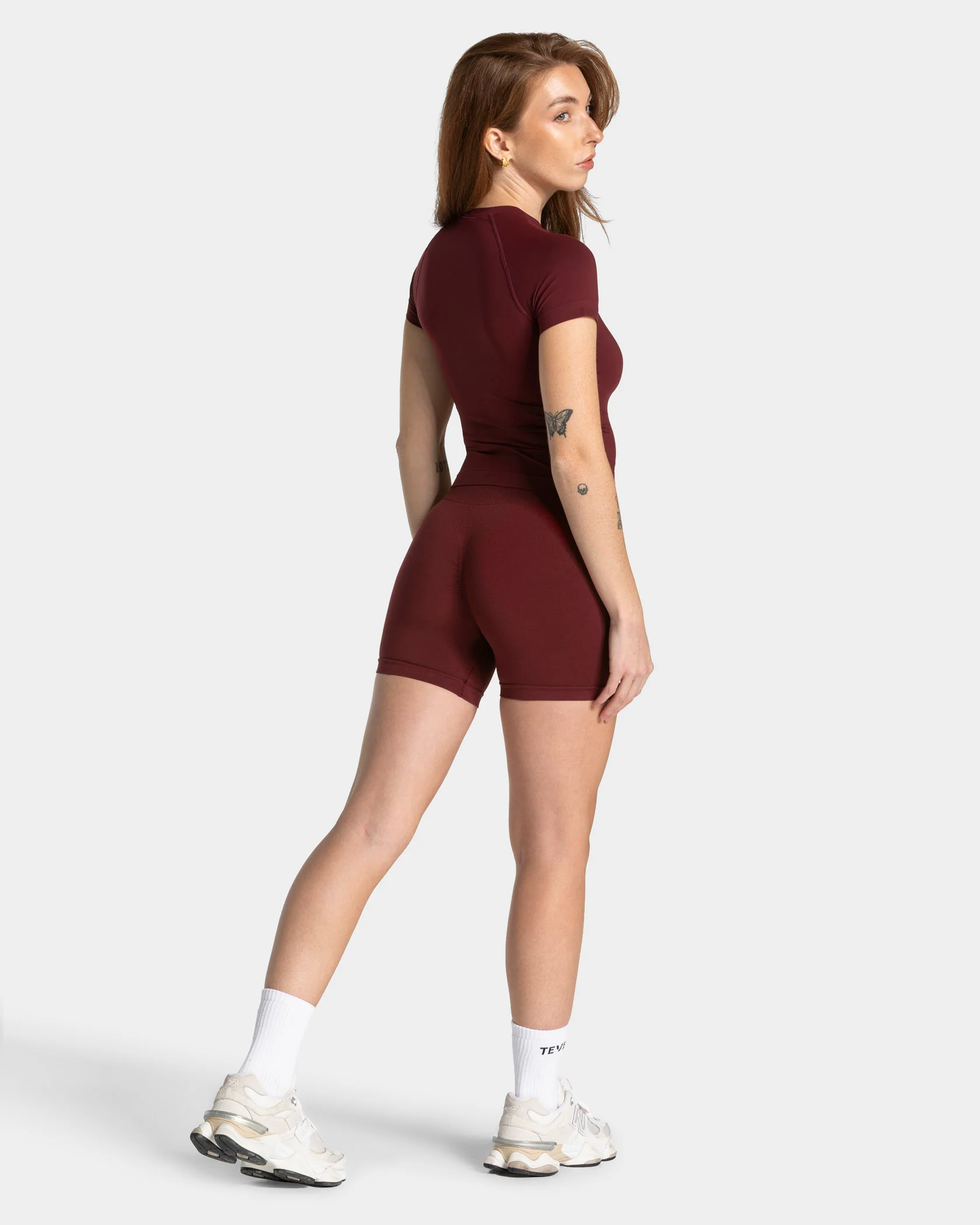 Timeless Pro Covert Scrunch Shorts "Weinrot" - Image 5