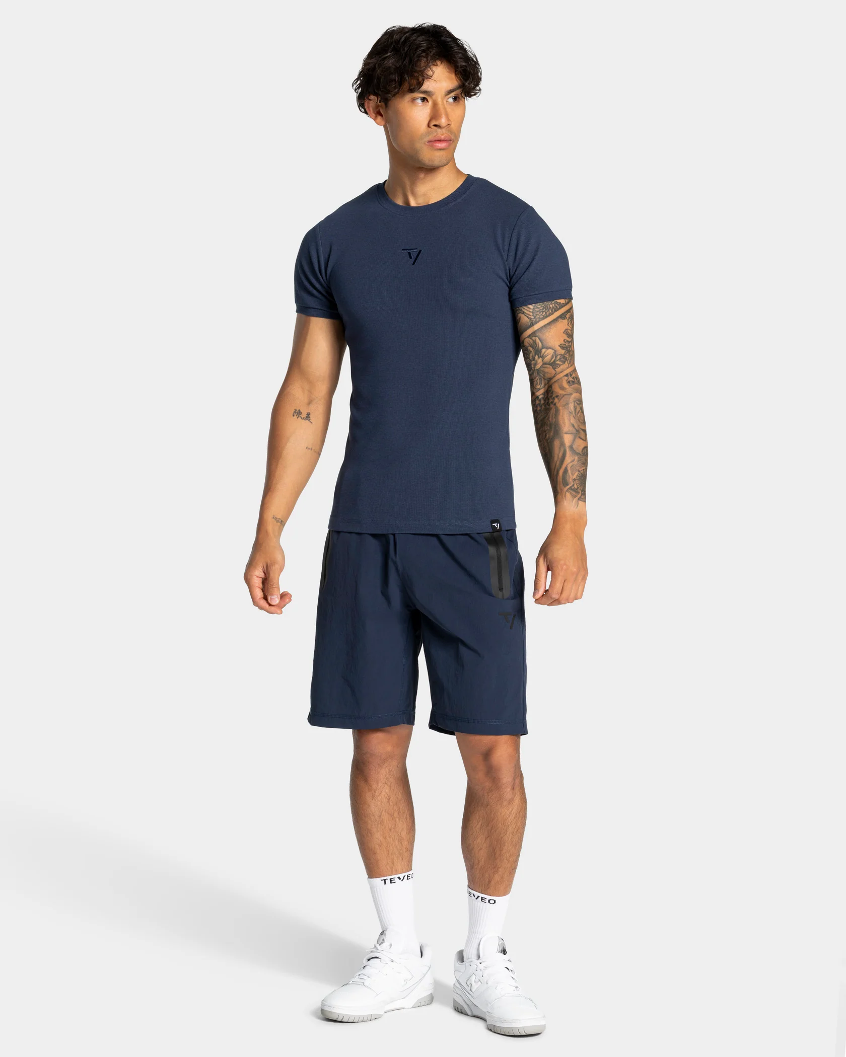 Workout Ribbed T-Shirt "Midnight" - Image 3