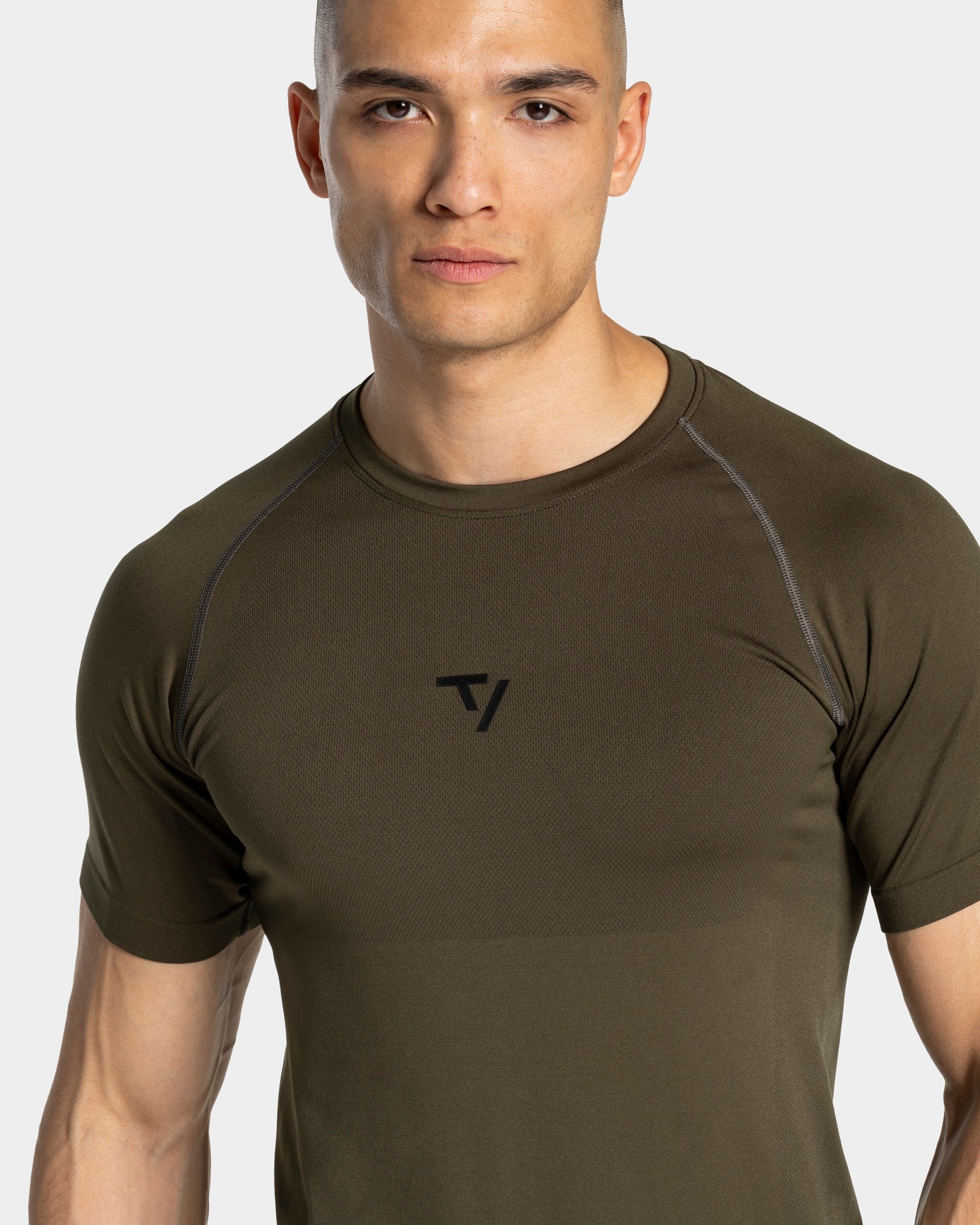 Workout Seamless T-Shirt "Olive" - Image 4