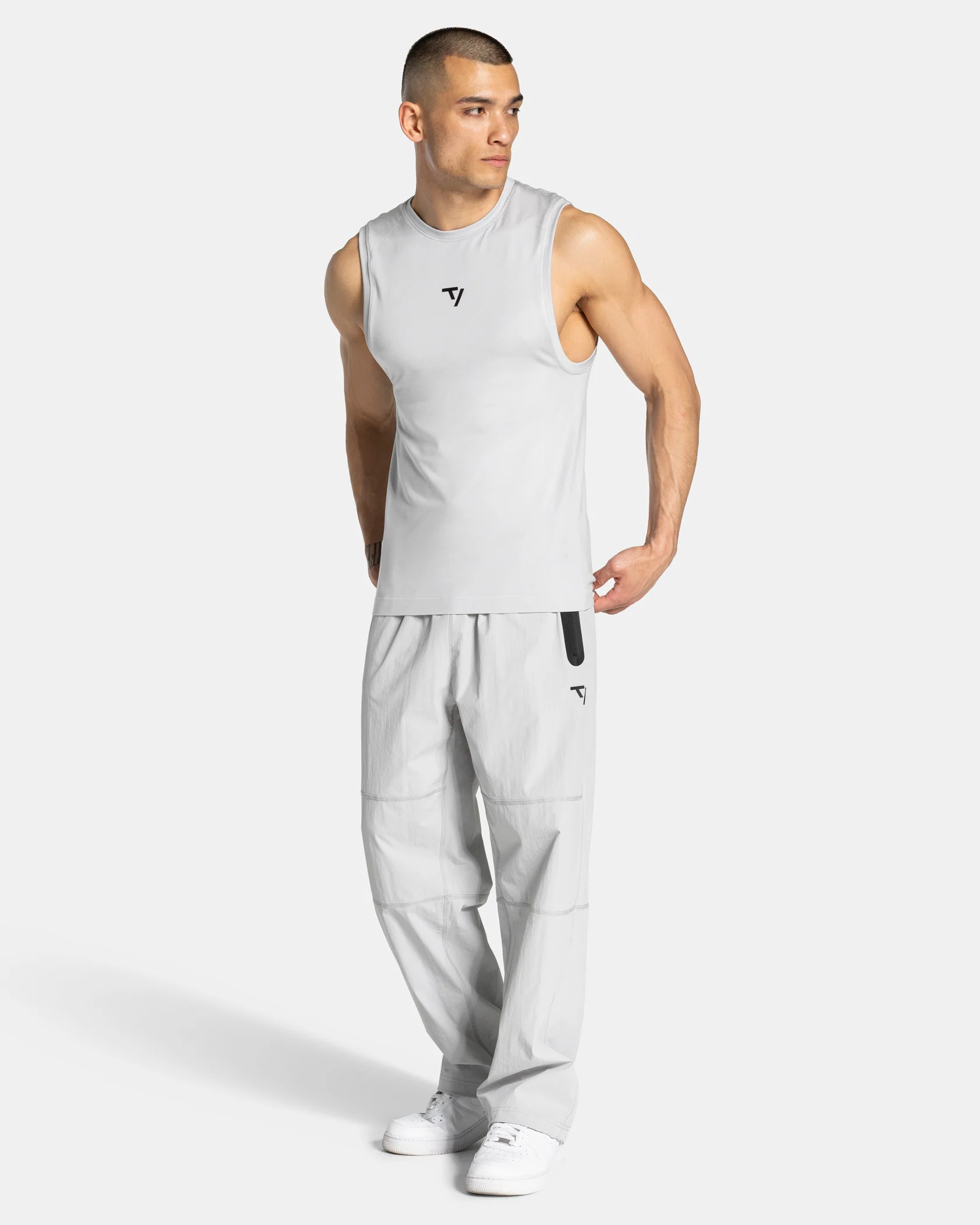 Workout Seamless Tank "Hellgrau" - Image 3